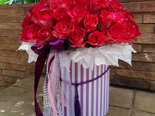 Sweet 60 Roses in a box